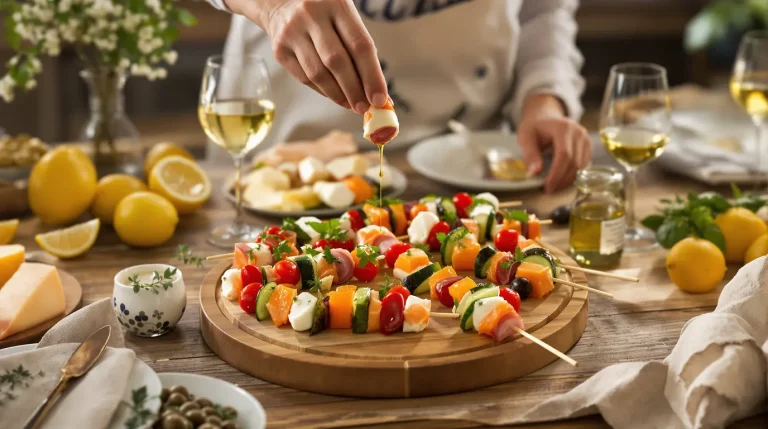 Brochette apéro à faire la veille pour un apéro sans stress
