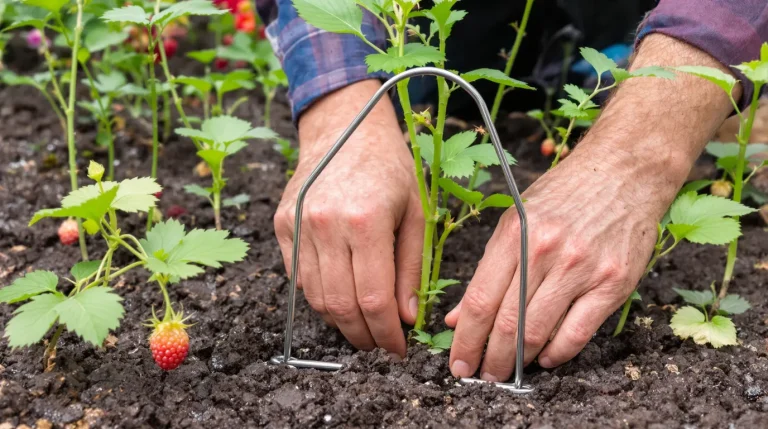 Ce que font les jardiniers malins avec un cintre en métal sauve leurs framboisiers gratuitement