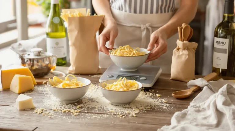 Combien de grammes de pâtes par personne sans gaspillage