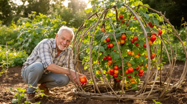 Les anciens ne tuteuraient jamais leurs tomates : cet objet oublié faisait bien mieux le travail