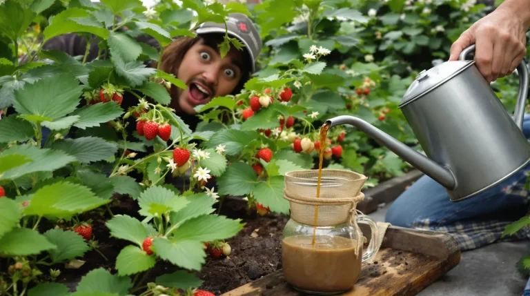 Les fraisiers donnent de plus gros fruits si on les arrose au printemps avec cet ingrédient de cuisine Les fraisiers donnent de plus gros fruits si on les arrose au printemps avec cet ingrédient de cuisine