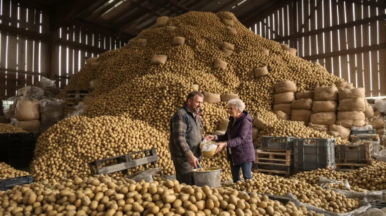 Pas-de-Calais : au lieu de les jeter, un agriculteur offre gratuitement ses pommes de terre invendues