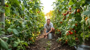 Plantation de tomates : la distance exacte à respecter entre les plants pour bien les faire pousser