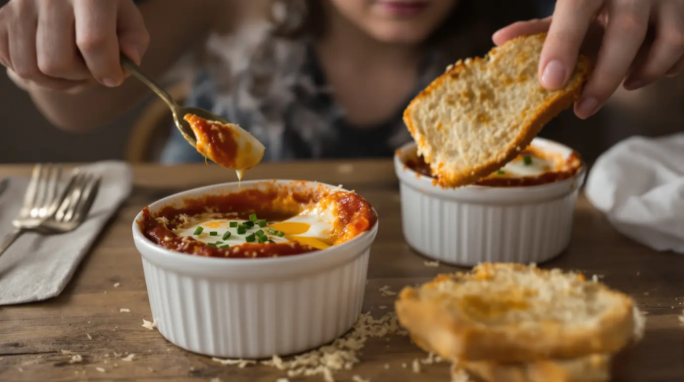 Quand je n’ai envie de rien préparer, je fais ces œufs cocotte à la tomate et au fromage en 12 minutes Quand je n’ai envie de rien préparer, je fais ces œufs cocotte à la tomate et au fromage en 12 minutes