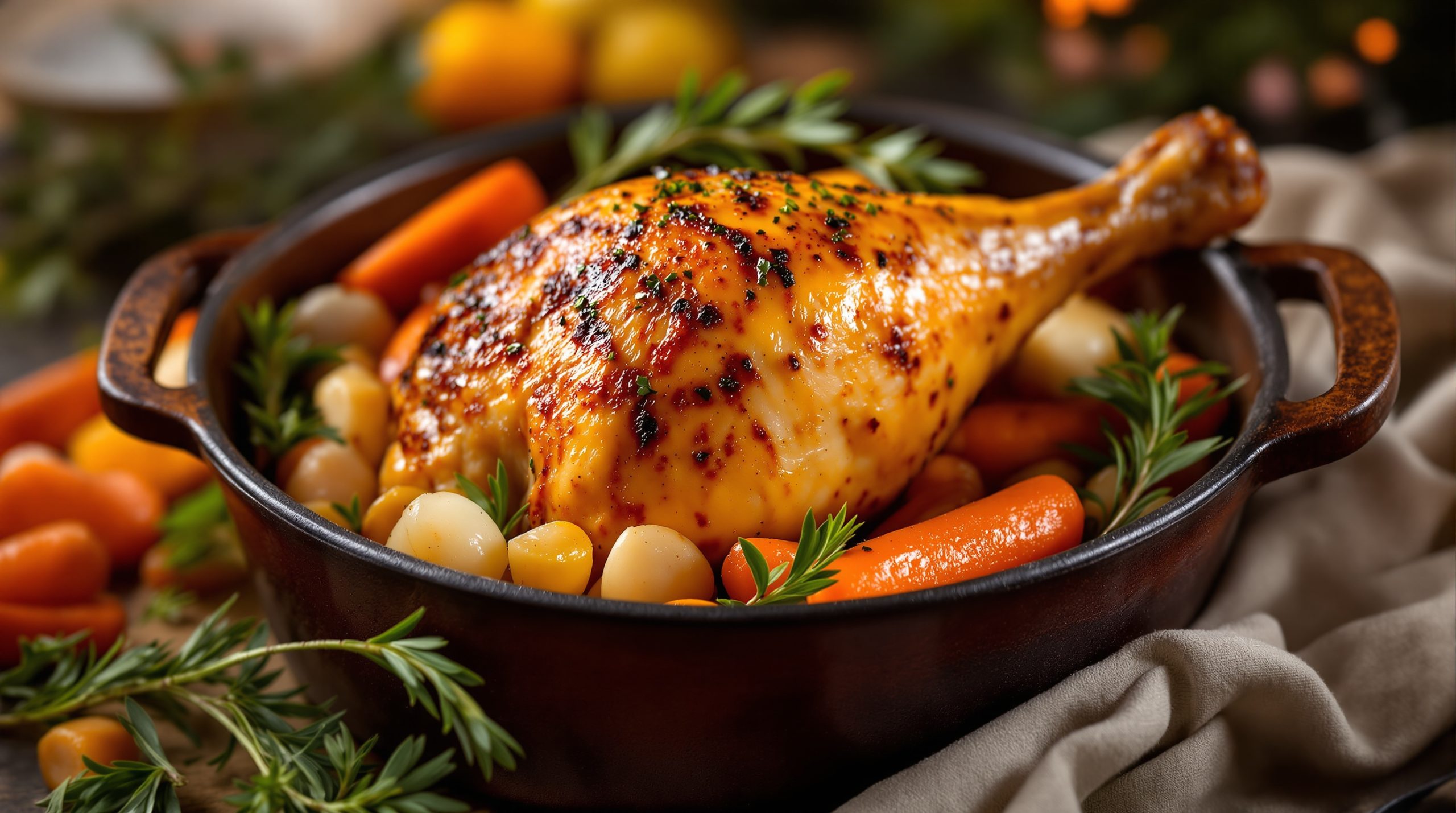 découvrez nos astuces et recettes pour réussir une cuisse de dinde à la cocotte savoureuse, tendre et pleine de saveurs, idéale pour un repas convivial.