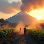 Les volcans du japon : une histoire intense