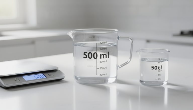 apprenez à convertir facilement 500 ml en cl avec des explications simples et rapides, parfait pour vos calculs quotidiens.
