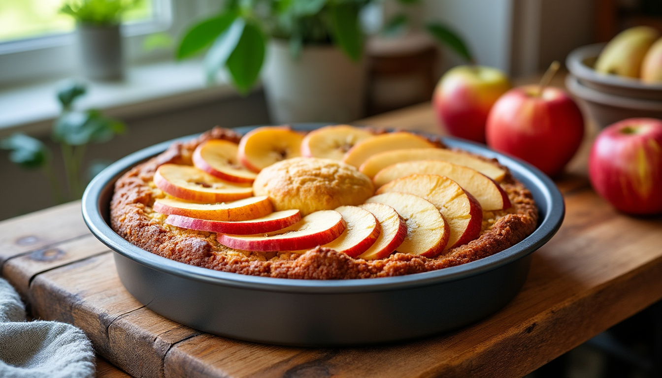 Gâteau au yaourt et aux pommes de grand-mère : la recette simple et authentique découvrez la recette simple et authentique du gâteau au yaourt et aux pommes de grand-mère, un dessert moelleux et savoureux qui ravira toute la famille.