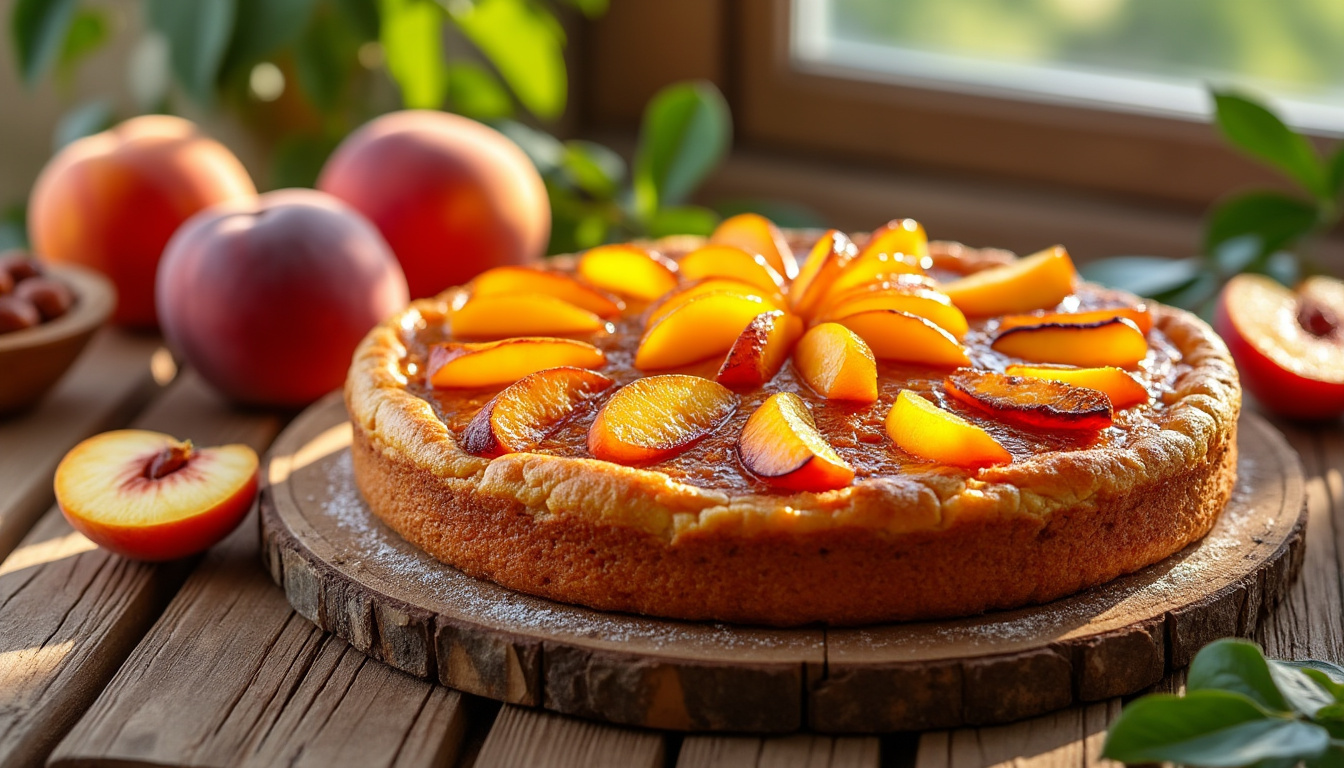 Le meilleur gâteau aux pêches : recette facile et savoureuse découvrez la recette facile et savoureuse du meilleur gâteau aux pêches, parfait pour toutes les occasions gourmandes.