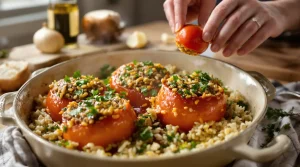 tomates farcies recette de grand-mère avec riz