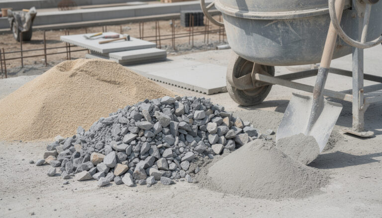 Dosage béton 350 kg : guide complet pour un mélange sable gravier optimal