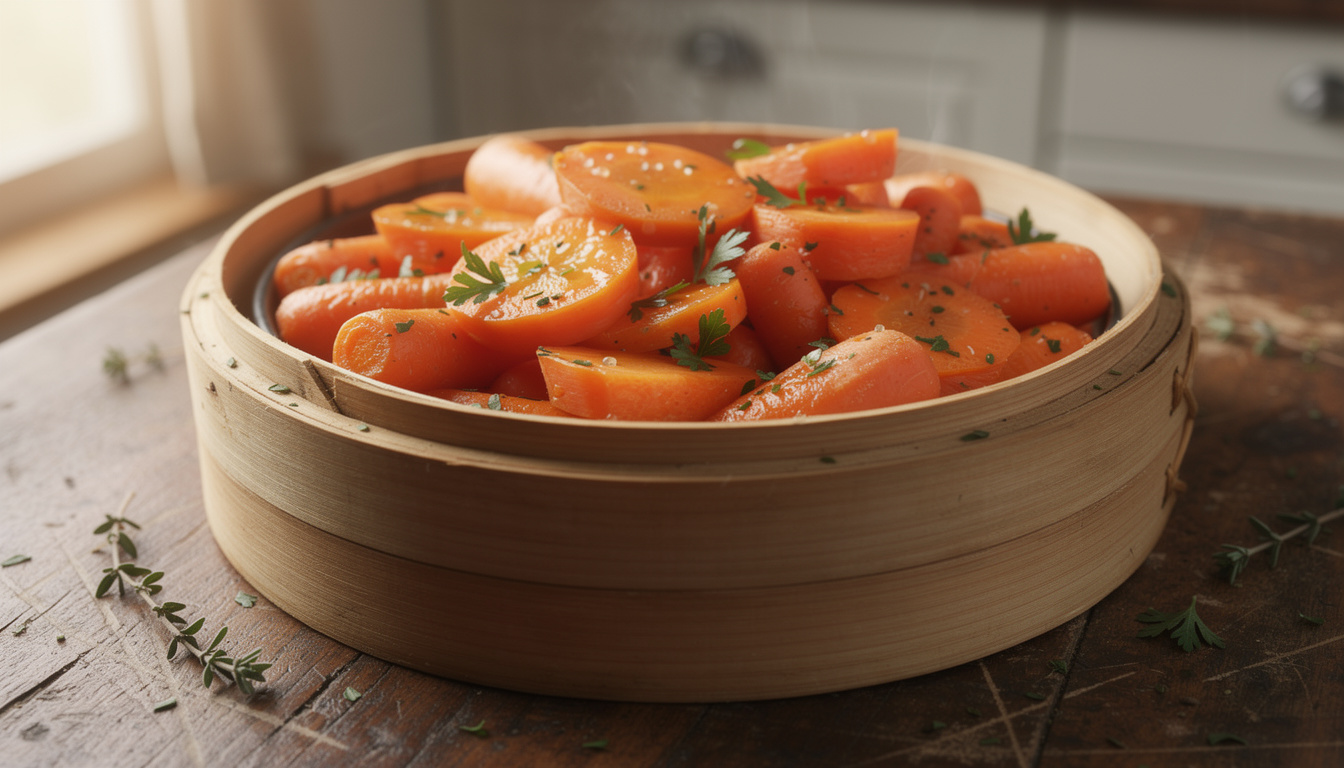 découvrez le temps de cuisson idéal des carottes à la vapeur pour préserver leur saveur et leurs nutriments. apprenez à cuire vos carottes parfaitement tendres et savoureuses.